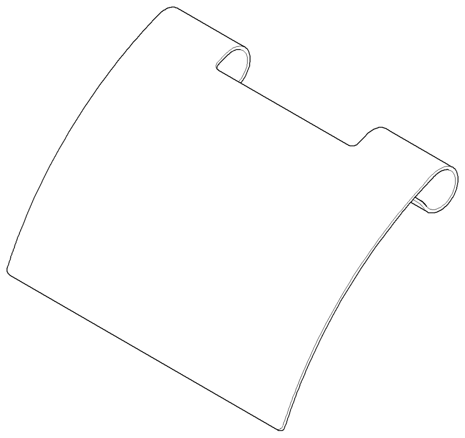 DO Abdeck. für Papierrollenhalter ET 081102521 151 x 105 mm Platin gebürstet