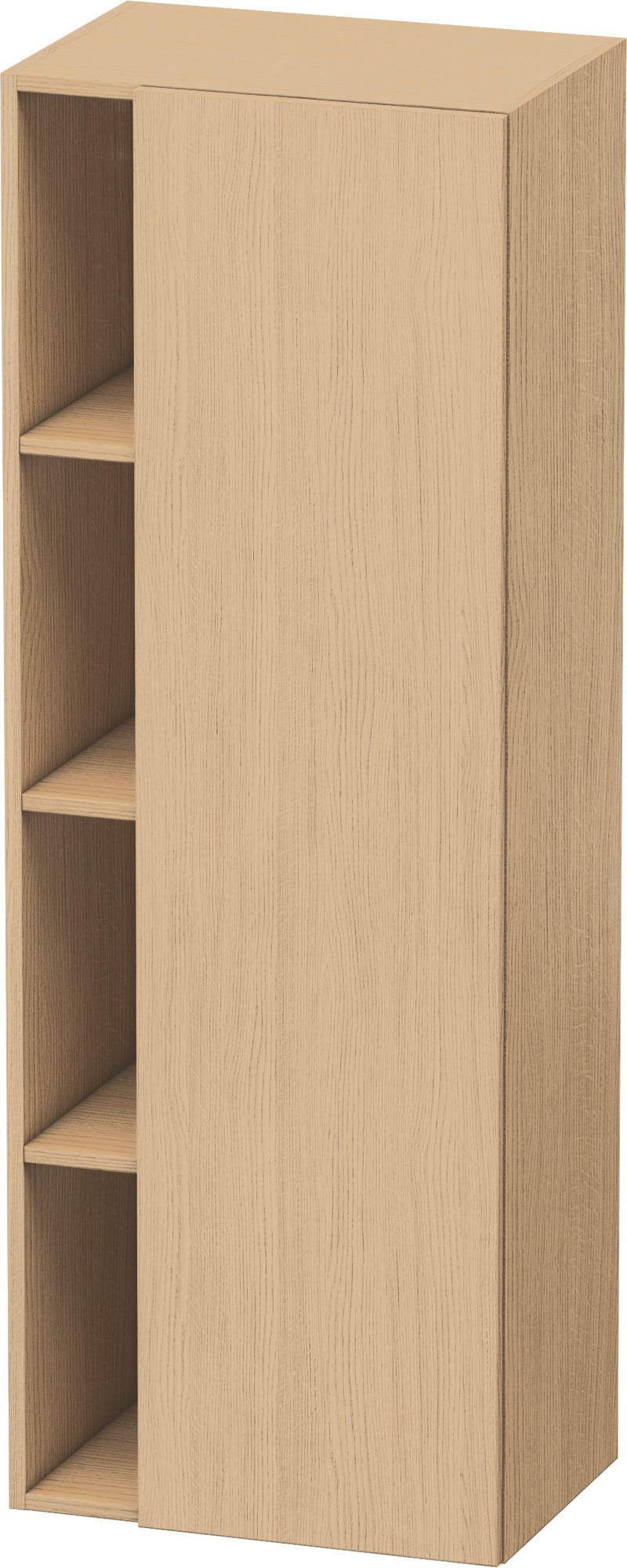 Duravit Hochschrank DuraStyle,360x500x1400mm, 1Tür,TA rechts,Eiche Natur