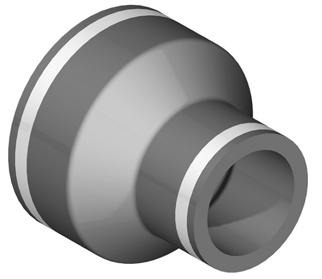 KSB Rohradapter, EPDM / Edelstahl DN 70, für Rohraußendurchm. 53 - 63 mm