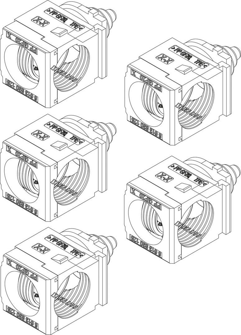 BOSCH Ersatzteil TTNR: 7736700162 Zugentlastung (5x)