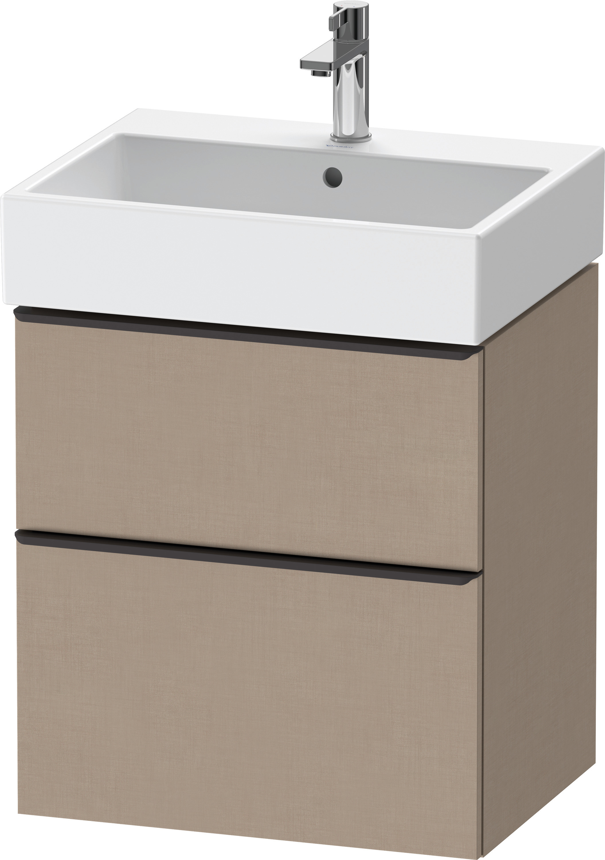 Duravit D-Neo WTU,Ausz:1,Schubk:1,GR:Dia.Schw 584x442x625mm,Wandh, Leinen Matt, Dekor