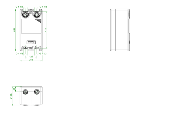 OVENTROP-Station Regumat S-180 DN 25, ohne Pumpe OVENTROP-Station Regumat S-180 DN 25, ohne Pumpe