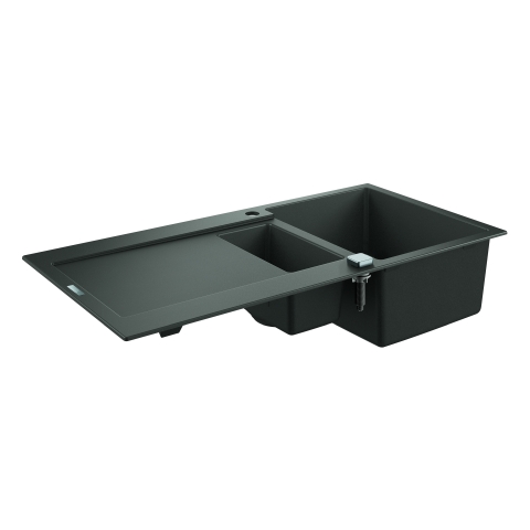 GROHE Kompositspüle K500 31646 1,5Becken 1000x500mm mit ATF re/li granit grau