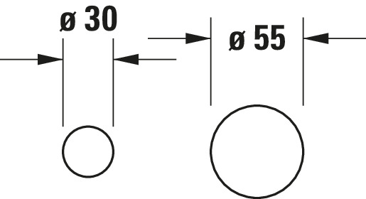 DU C.1 Einhebel-Waschtischmischer, UP Ausl.225mm,ohne Zugstange, Chrom HG