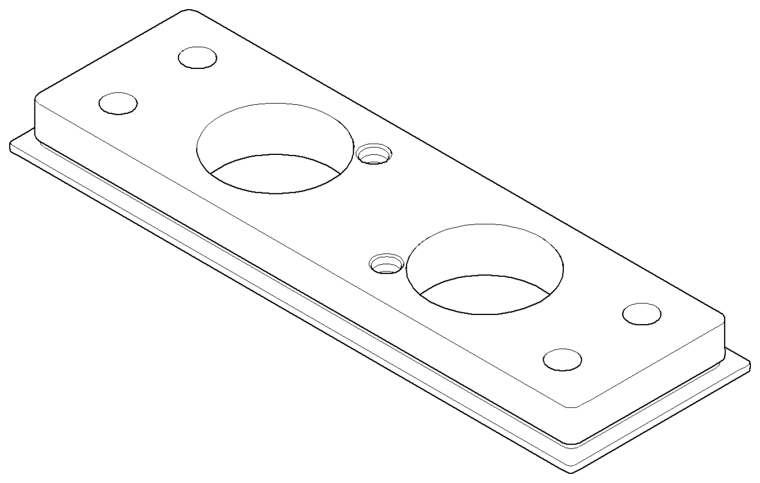 DO Abdeckung Bodenplatte ERSATZTEILE 091102290 177 x 57 x 14 mm Schwarz matt