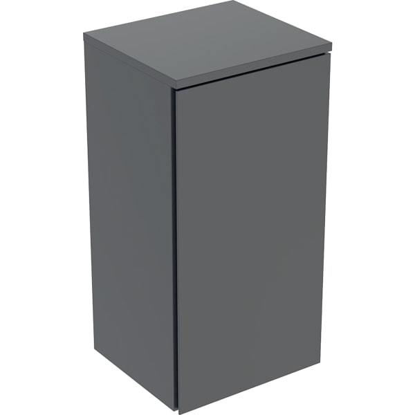 Geberit Renova Plan Seitenschrank mit 1 Tür 33x65x29,7cm, lava/l. seidenmatt