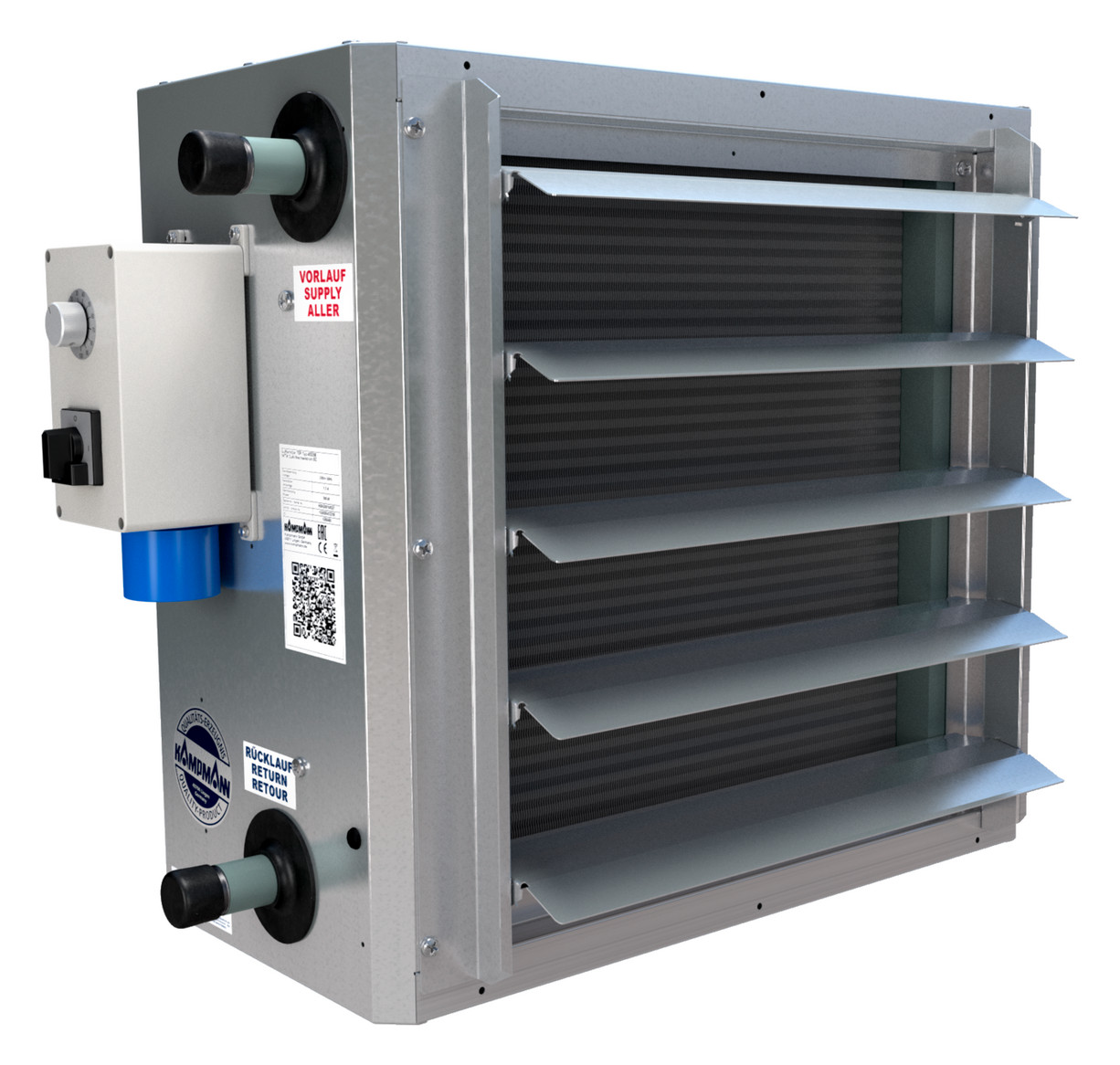 KM Bauheizer Typ 553057H WTA CuAl 230 V EC, Drehzahlgeber KM Bauheizer Typ 553057H WTA CuAl 230 V EC, Drehzahlgeber