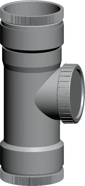 Wolf Revisionsrohr DN110 flexibel 340 mm, aus PP Wolf Revisionsrohr DN110 flexibel 340 mm, aus PP