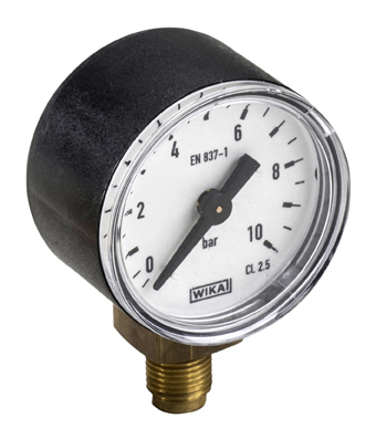 Gruenbeck Manometer zur Betriebsdruckanzeige 10 bar, G 1/8"