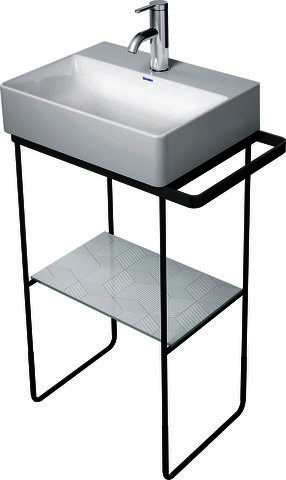 DU Metallkonsole BS DuraSquare f. 073245 höhenverst. +50mm HTH li/re Schwarz M.