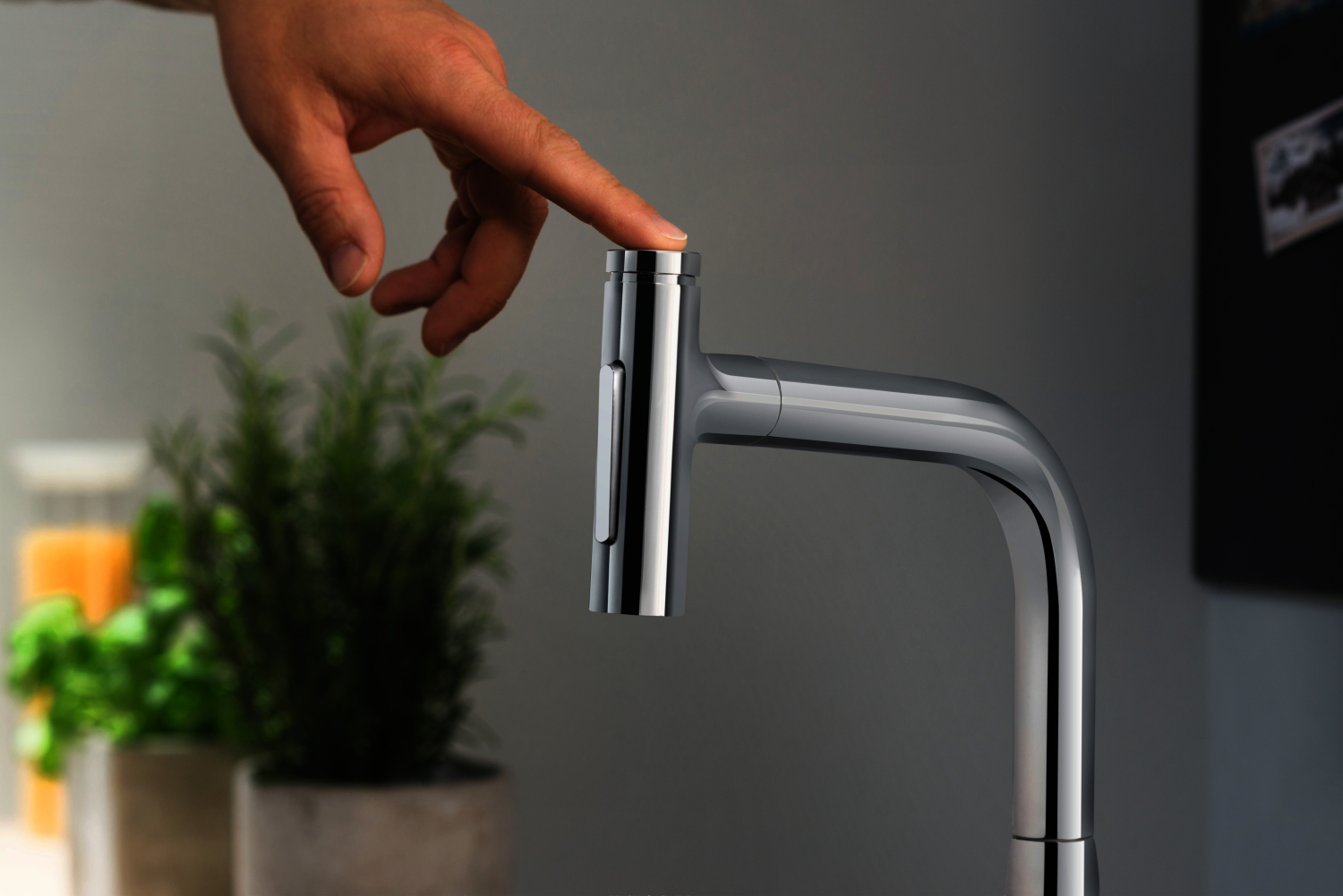 Hansgrohe 2-Loch SPTM 200 Metris Select M71 Ausziehbrause 2jet sBox chrom