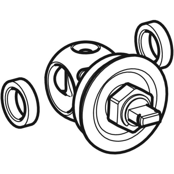 Geberit Set Oberteil, zu Geberit UP-Kugelhahn DN20 Geberit Set Oberteil, zu Geberit UP-Kugelhahn DN20