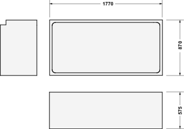Duravit Wannenträger für 700339