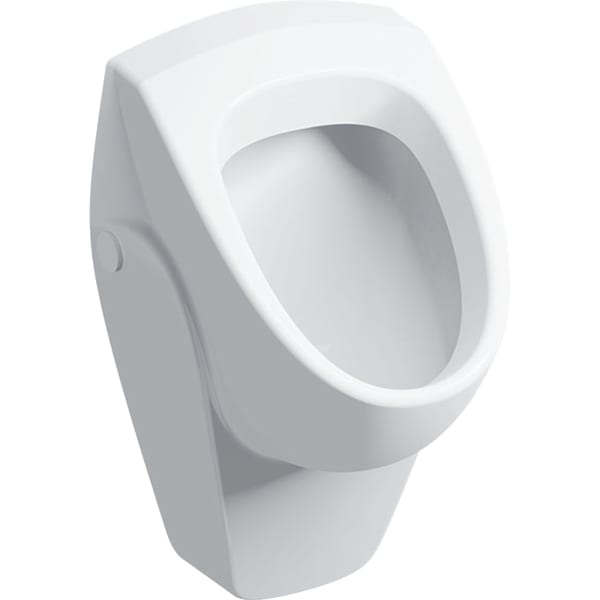 Geberit Renova Urinal, Zulauf von hinten Abgang nach hinten, m. Kerze, weiß
