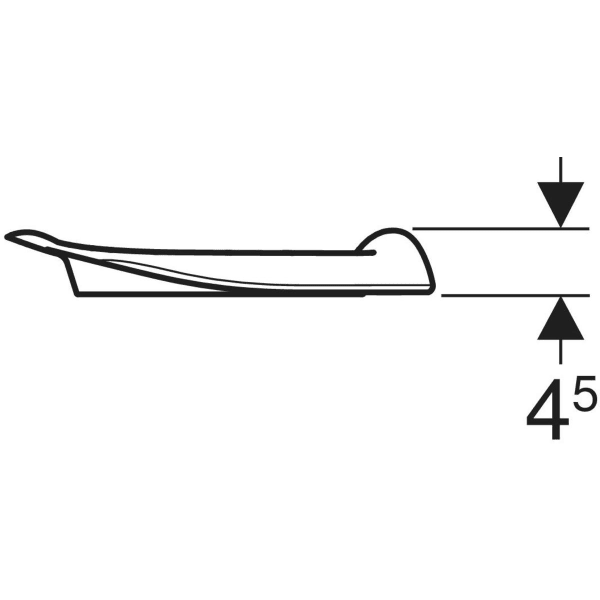 Geberit Bambini WC-Sitzring für Babys/ Kleinkinder, grau