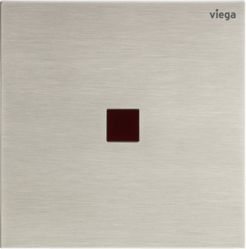 Viega Urinal Ausstellungsplatte VfM 200 8620.29 aus Kunststoff edelstahlfarben