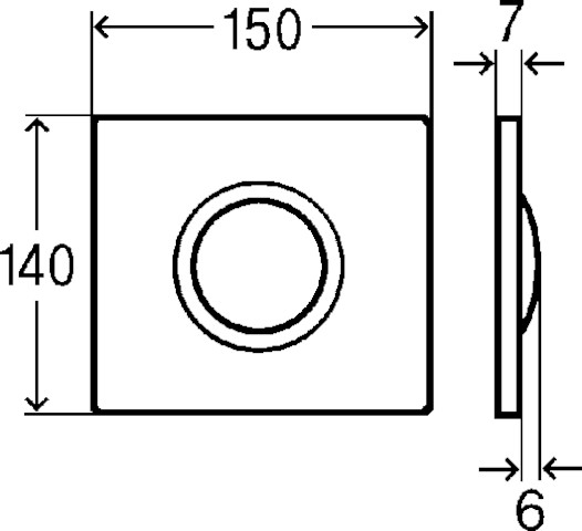 Viega Ausstattungsset Visign for Style 10 8315.2 in schwarz RAL 9005