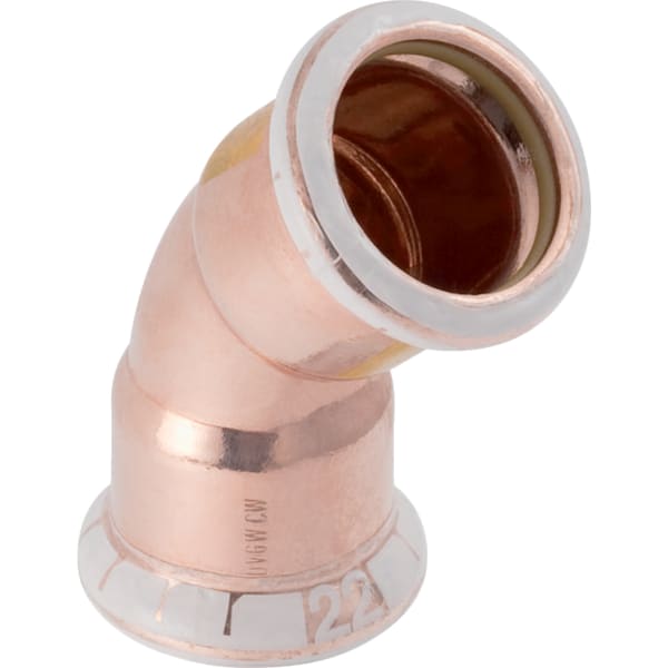 Geberit Mapress Kupfer Bogen 45Gr (Gas) d28