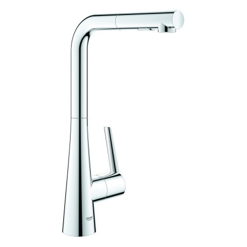 GROHE EH-Spültischbatterie Zedra 32553_2 L-Auslauf ausziehbare Spülbrause chrom