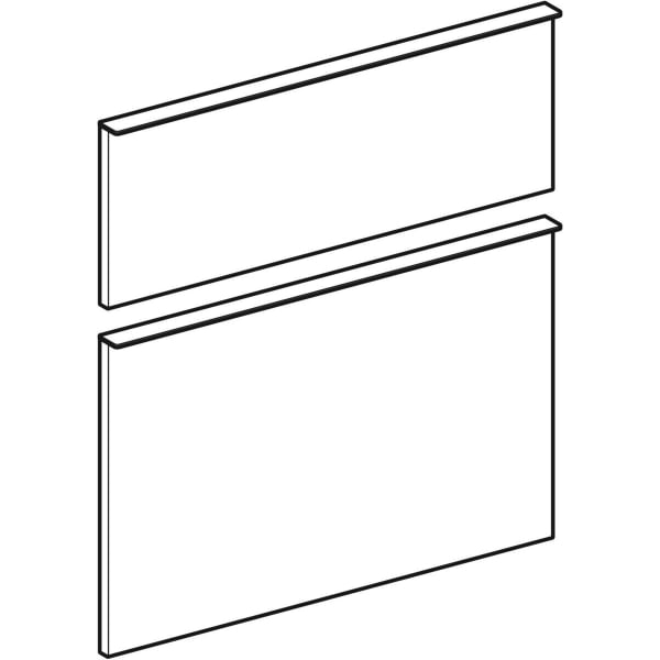 Geberit Set Schubladen Frt f. iCon US für WT Breite 60 cm, lava (2 St.)
