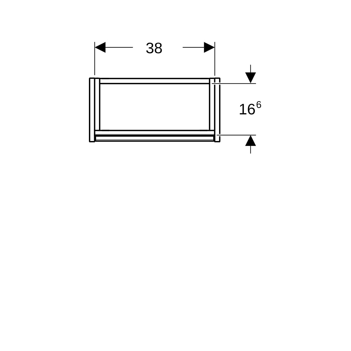 Geberit Renova Compact US für HWB, mit 1 Tür 41,2x60,5x20,1cm, sandgrau/l. seidenmatt