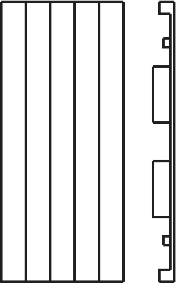 Kermi Heizwand HVN Typ11 BH2000x61x280 QN758, RAL9016, 6 bar, ANB12