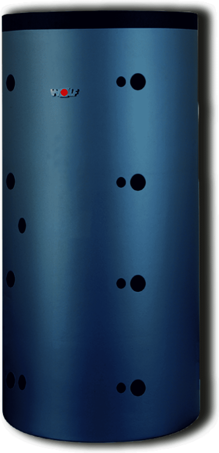 Wolf Pufferspeicher SPU-2-W 1000 mit Glattrohrwärmetauscher