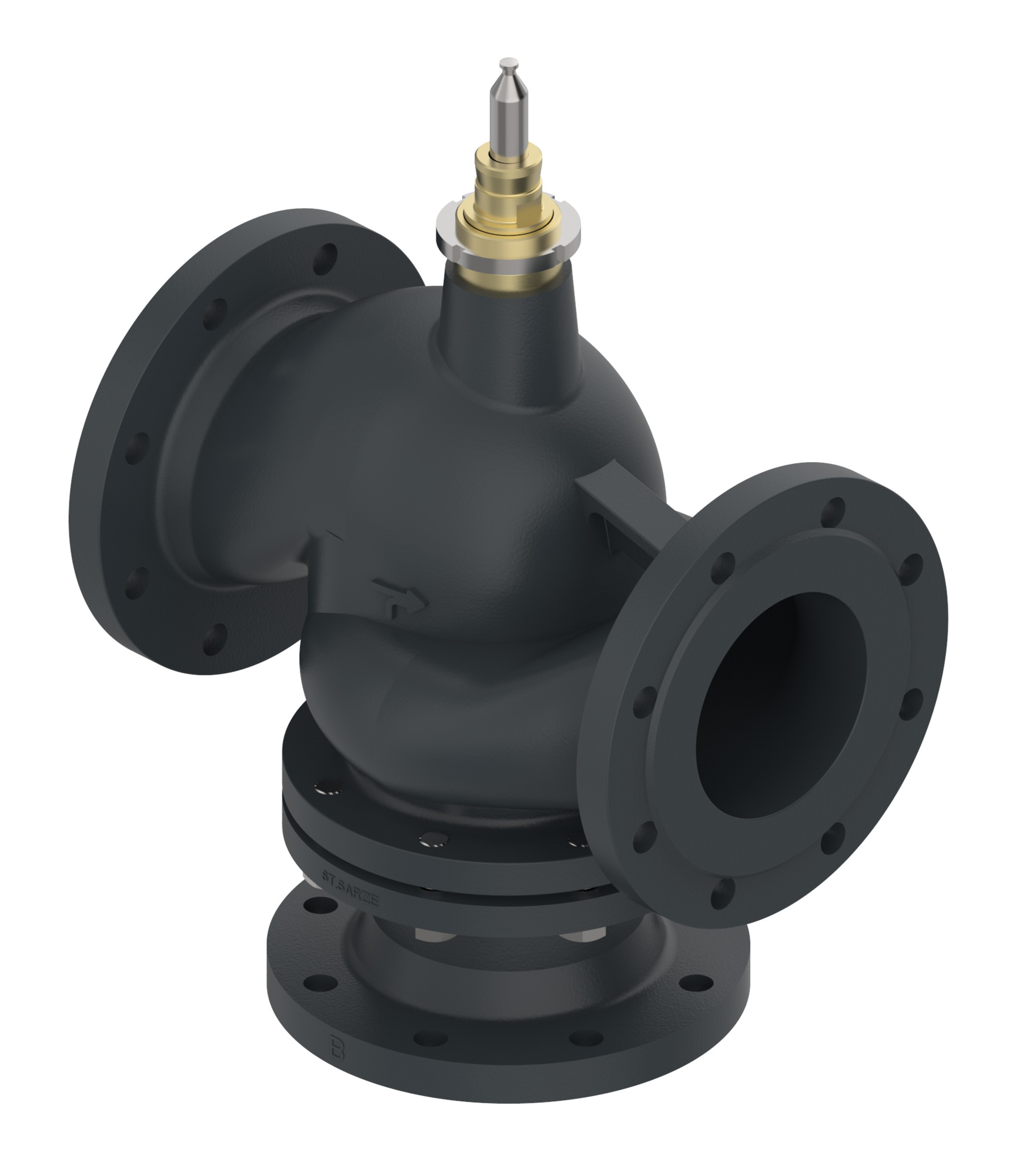 Danfoss 3-Wege VF3 DN125 Kvs 220,0, PN16, GGG-40,3
