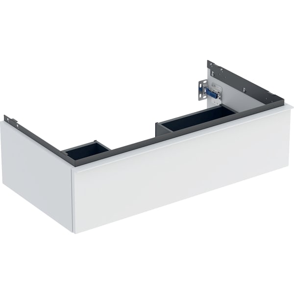 Geberit iCon Unterschrank für WT, 1 Schubl. 88,8x24,7x47,6cm, weiß matt