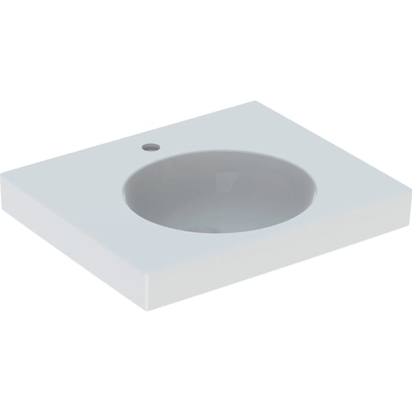 Geberit Preciosa II WT mit Ablagefläche 60x50cm, m. Hl., o. Ül., weiß, KeraTect