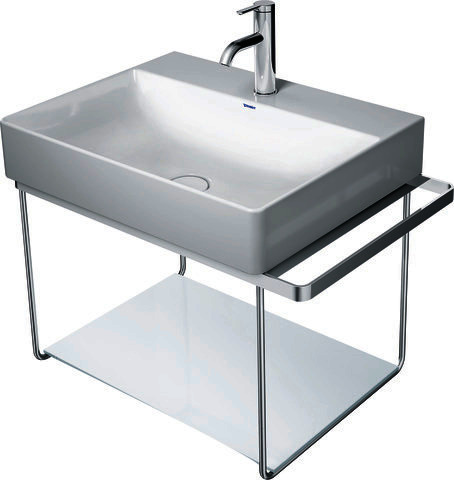 DU Glaseinleger in Metallkonsolen f. DuraSquare WT 235360, Weiß