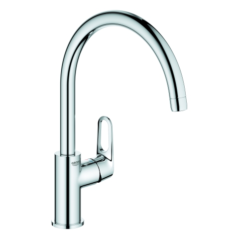 GROHE Einhand-Spültischbatterie BauFlow 31538_1 hoher Auslauf chrom