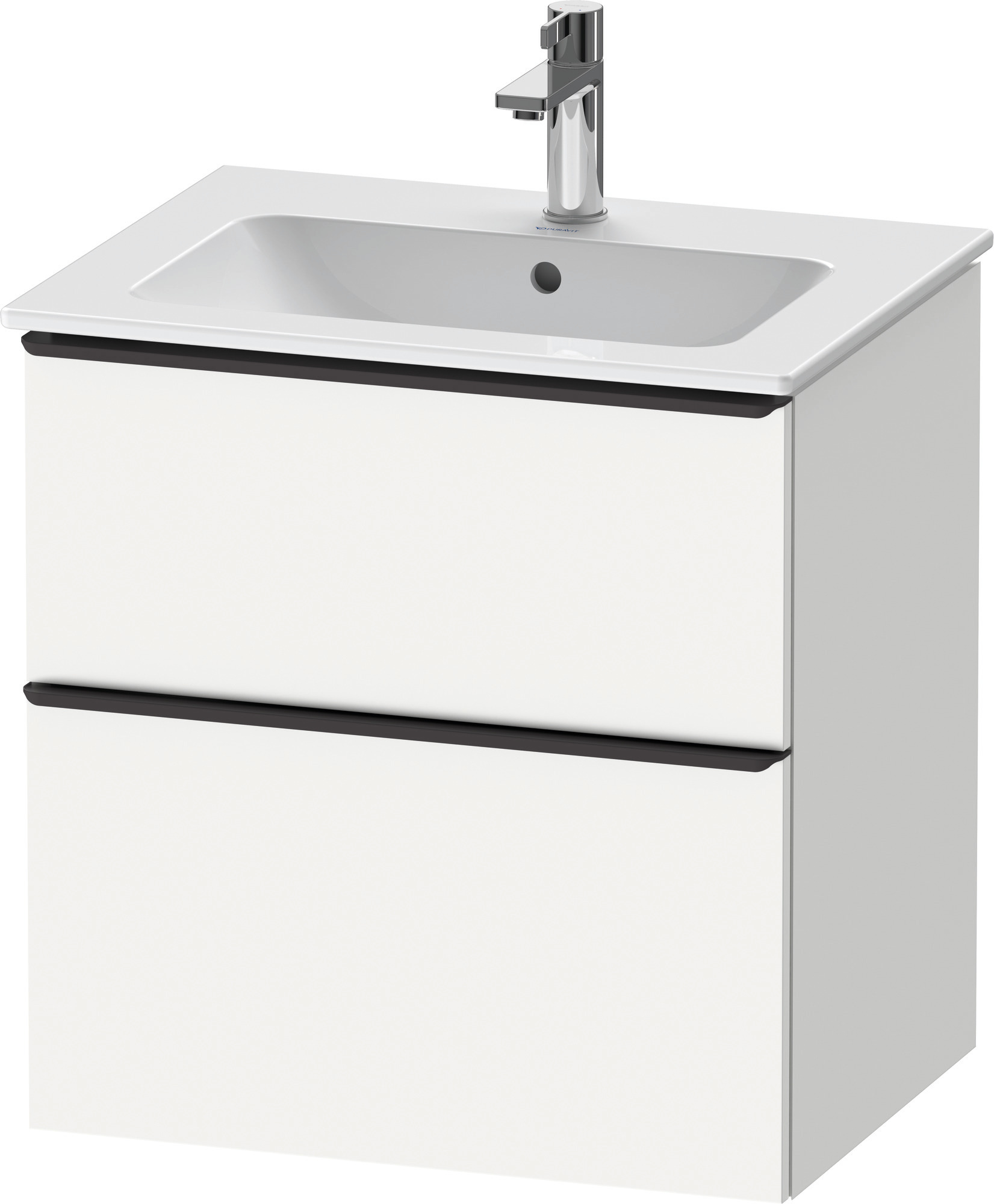 Duravit D-Neo WTU,Ausz:1,Schubk:1,GR:Dia.Schw 610x462x625mm,Wandh,Weiß Matt,Dekor