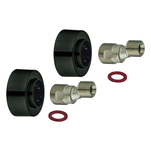 GROHE S-Anschluss 48453 1/2" x 3/4" Verstellbarkeit 7,5mm hard graphite geb.