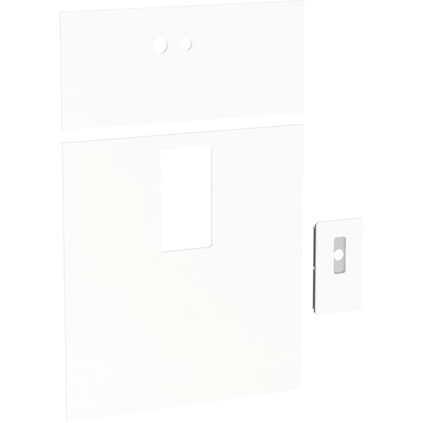 Geberit Frontverkleidung für Geberit Monolith für WT, B: 73cm 8li Glas weiß