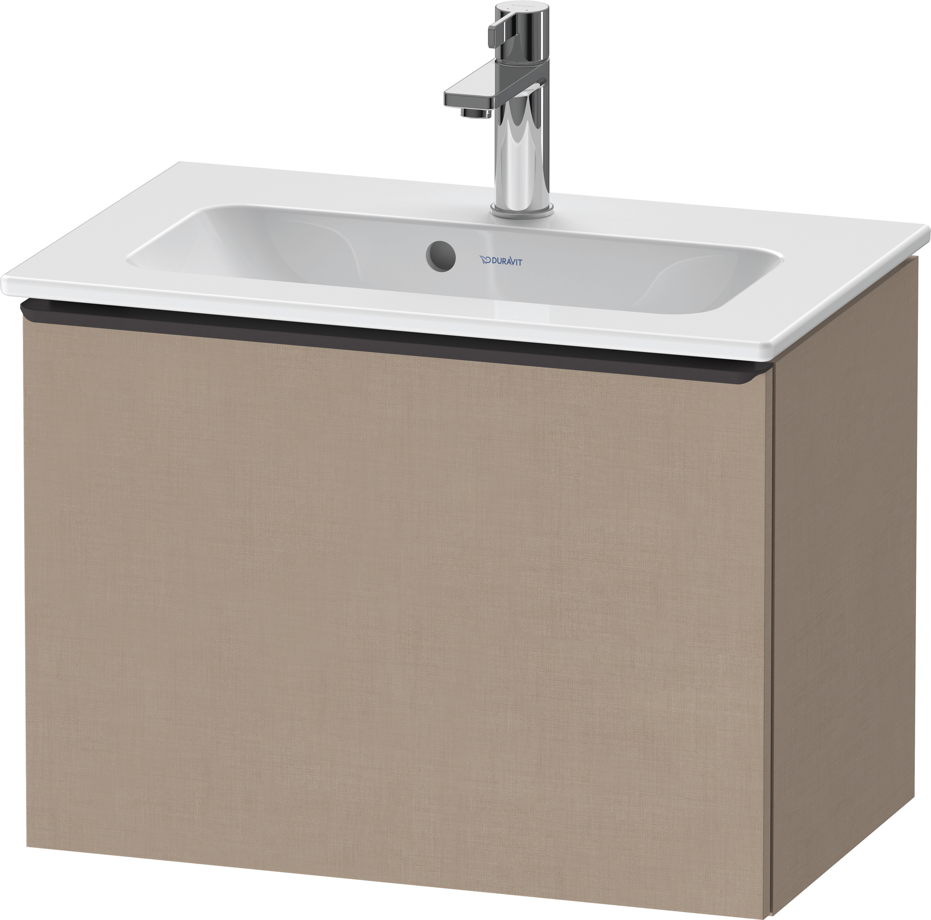 Duravit D-Neo WTU,Wdh,Ausz:1,Gr:Diamant Schw. 610x372x440mm,Leinen Matt, Dekor