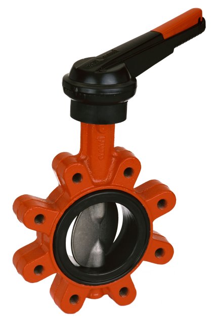 KSB Absperrklappe BOAX-SF,Gewindeflansch Handhebel, PN10 DN200, EPDM