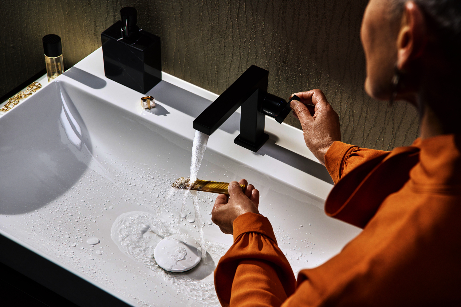 Hansgrohe WTM 110 Tecturis E Fine CoolStart ohne Ablaufgarnitur MSW