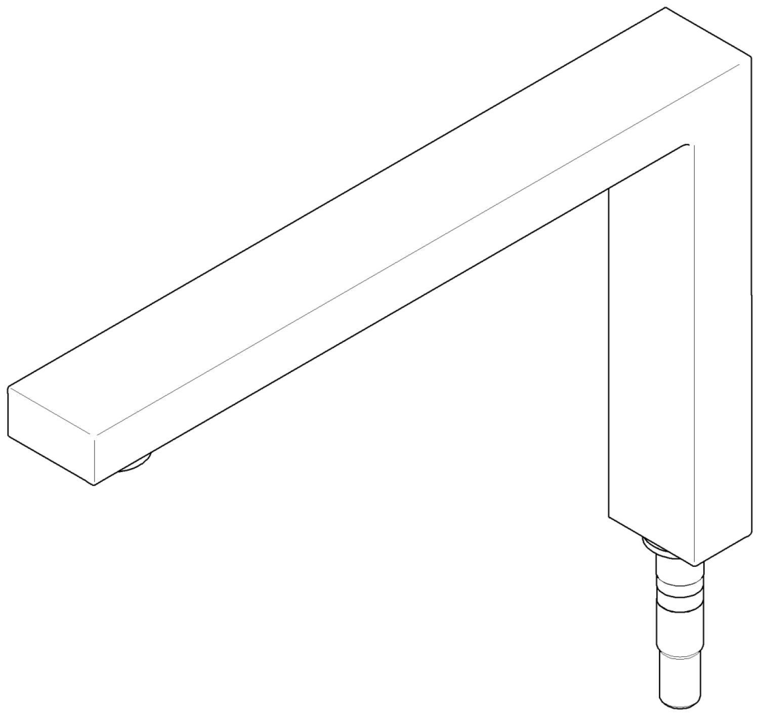 DO Auslauf ERSATZTEILE 90110618906 272 x 171 x 36 mm, 5,7 l/min. Chrom