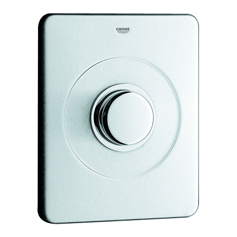 GROHE Abdeckplatte 43901 für Wandeinbauspülkasten aus Edelstahl
