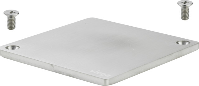 Viega Platte 4933.11 in 100x100mm Edelstahl