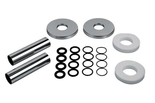 ZE Zubehör Anschluss-Verkleidung Rohrhülse L=160 mm, Chrom