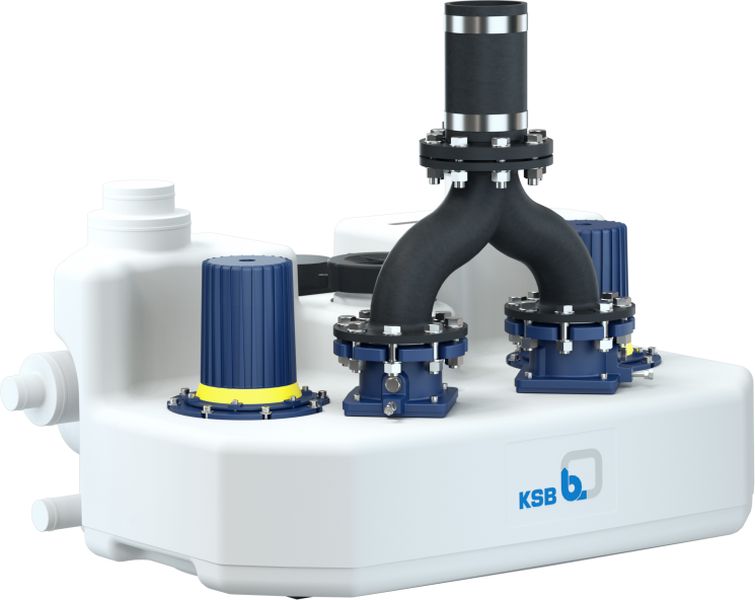 KSB Hebeanlage MiniCompacta UZ1.150 E mit Rückflusssperre