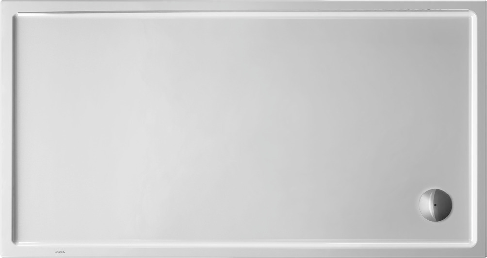 DU Starck Slimline Duschwanne, Rechteckig, 1700x900x60 mm, Weiß, Sanitä