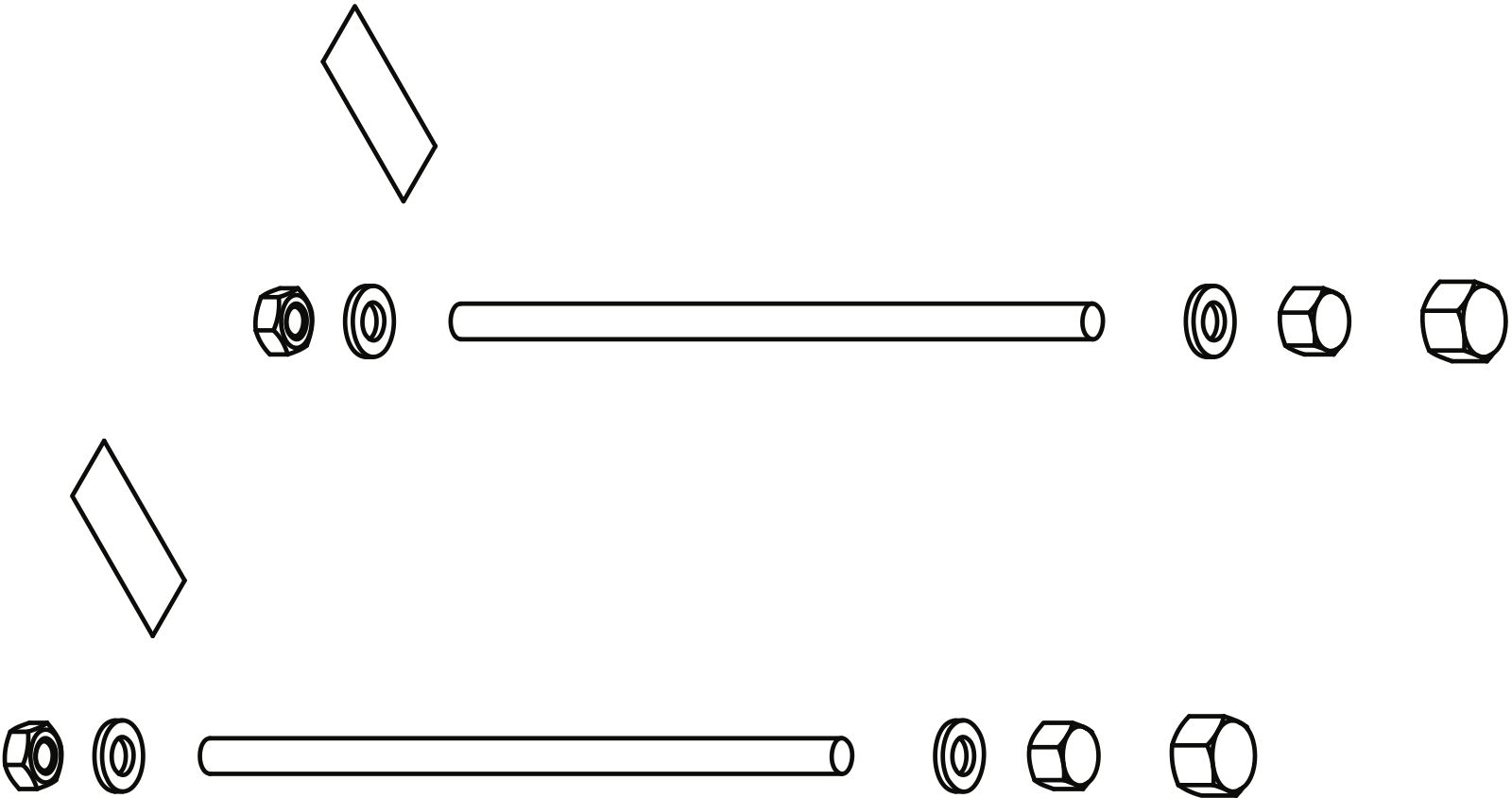 Kermi Befestigungs-Set Konvektor BH 210mm