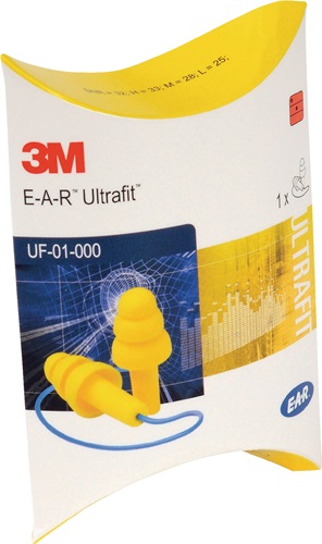 Gehörschutzstöpsel E-A-R™ ULTRAFIT™ EN 3 52-2 SNR 29 dB 50 PA/Krt.3M Gehörschutzstöpsel E-A-R™ ULTRAFIT™ EN 3 52-2 SNR 29 dB 50 PA/Krt.3M