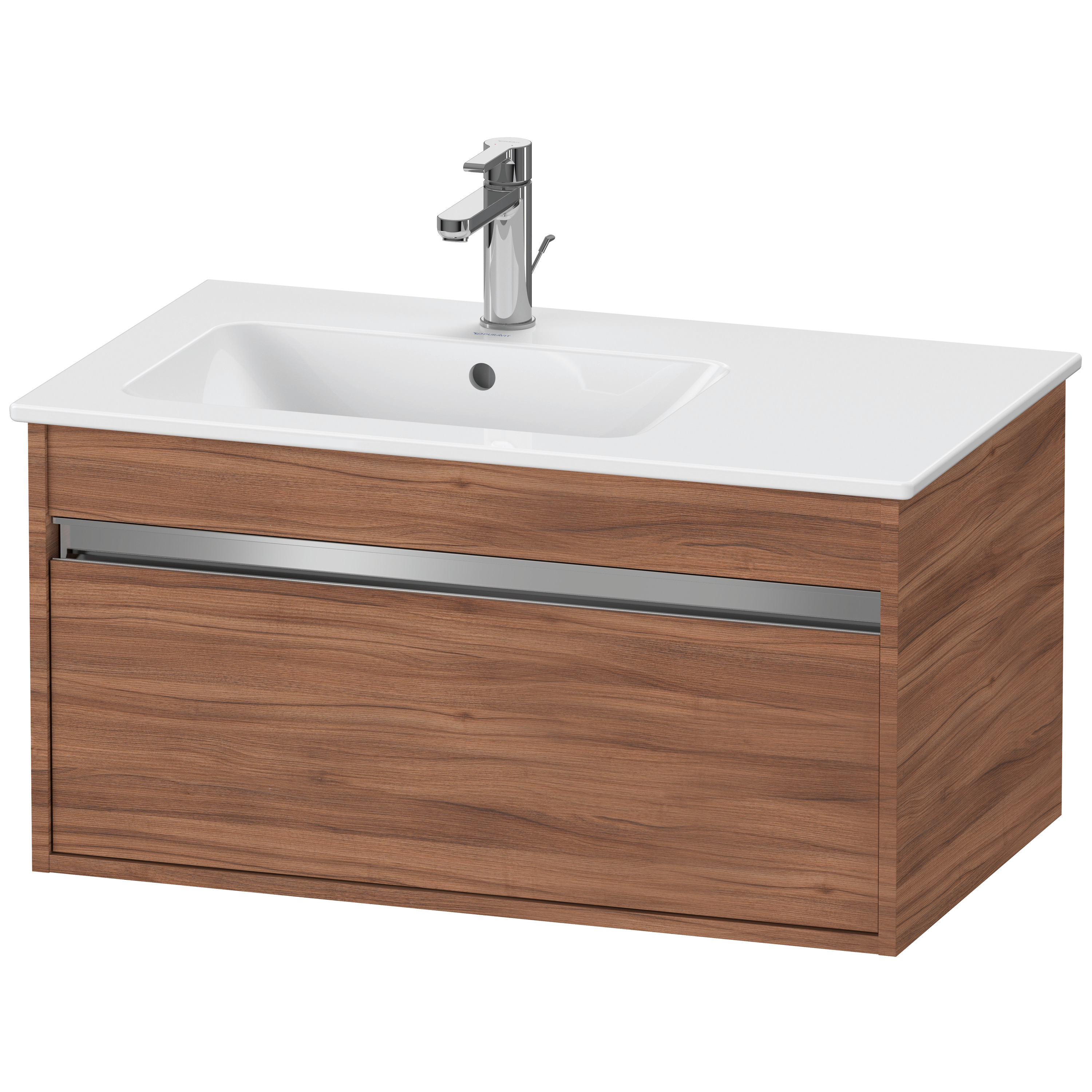 Duravit WTU Ketho f. ME by Starck, 1 Auszug 410x800x475mm, Nussbaum Natur