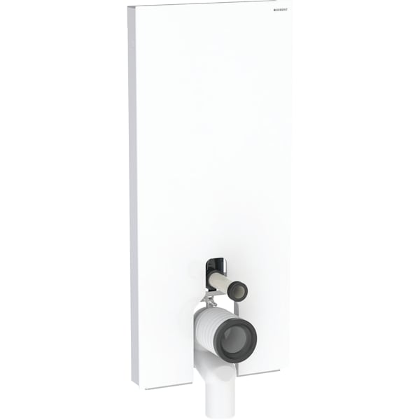 Geberit Monolith Sanitärmodul für Stand-WC 114 cm Glas weiß Geberit Monolith Sanitärmodul für Stand-WC 114 cm Glas weiß