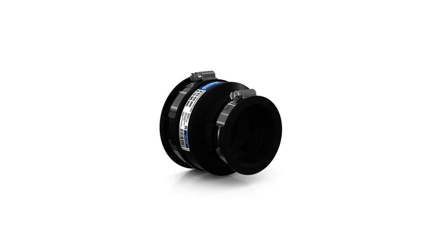 CR Adapterkupplung CAC 0894, bis 0,6 bar (75-90mm auf 53-64mm), EPDM / V2A CR Adapterkupplung CAC 0894, bis 0,6 bar (75-90mm auf 53-64mm), EPDM / V2A