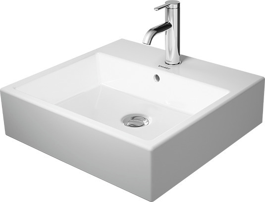 DU Aufsatzbecken Vero Air 500mm,weiß m.ÜL,m.HLB,1HL,geschl.,RWglasiert